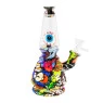 Bong de Silicone e Vidro Eye Bomb 18cm de frente tabacaria da mata