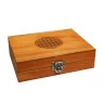 Box Glass Wood Burning Flor da Vida