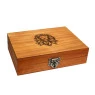Box Glass Wood Burning Lion