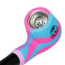 Pipe de Silicone Na Boa rosa e azul