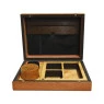 Rolling Box Wood Burning Flor da Vida