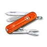 Canivete VIctorinox SD Colors Translucido aberto mostrando as ferramentas