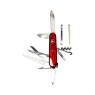 Canivete Victorinox Huntman Translucido aberto mostrano as ferramentas