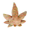 Pelúcia de Cannabis no verso