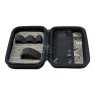 Case Puff Life Clássico Raw Black aberto de lado