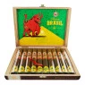 Caixa de Charuto Joya de Nicarágua Antaño Brasil Toro aberta