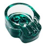 Cinzeiro de Vidro Skull Collection de lado tabacaria da mata