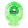 Cinzeiro de Vidro Skull Collection de frente tabacaria da mata