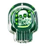 Cinzeiro de Vidro Skull Collection de frente tabacaria da mata