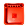 Cinzeiro de Silicone Toka Hauú Colorido vermelho