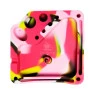 Cinzeiro de Silicone Toka Rauú Camuflagem rosa