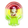 Cinzeiro de Vidro Bob Marley de frente tabacaria da mata 