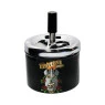 Cinzeiro de Metal c/ Tampa Cherry Bomb