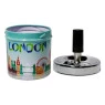 Cinzeiro de Metal Pequeno c/ Tampa Giratória London