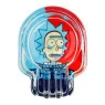Cinzeiro de Vidro Multiverso Rick and Morty de frente  tabacaria da mata 