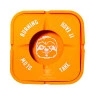 Cinzeiro de Silicone Slow Burning laranja