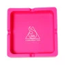 Cinzeiro de Silicone Squadafum Quadrado Rosa