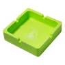 Cinzeiro de Silicone Squadafum Quadrado verde