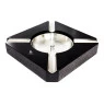 Cinzeiro de Madeira Premium Preto 
