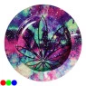 Cinzeiro de Metal Colorful Leaves rosa