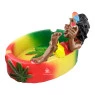 Cinzeiro de Resina Reggae Smoke Island no verso
