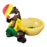 Cinzeiro de Resina Bob Marley Reggae de lado