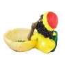 Cinzeiro de Resina Bob Marley Reggae no verso