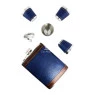 Kit de Cantil Metal 236ml C/6 Peças Azul de frente tabacaria da mata