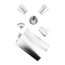 Kit de Cantil de Metal 267ml c/4 copos e Funil acessórios tabacaria da mata 