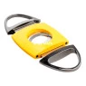 Cortador de Charutos Metal Amarelo de lado aberto tabacaria da mata