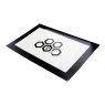 Tapete Oil Pad de Silicone Cultura Dab 31x20cm de lado tabacaria da mata