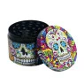 Dichavador de Metal 4 Partes Vitral Skull