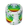 Dichavador Hall Of Weed Pequeno verde e branco