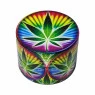 Dichavador Hall Of Weed Grande azul, roxo e verde