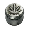 Dichavador de Metal Amsterdam 4 Partes prata 