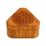 Dichavador Triangular Wood Burning Mandala
