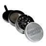 Dichavador de Metal Mascotte Silver c/ 4 Partes aberto 