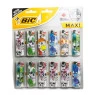 Cartela de Isqueiro Bic Skull Colors