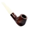 Cachimbo Elite II Reto C/ Piteira de Acrílico Pequeno de frente