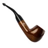 Cachimbo Elite II Curvo C/ Piteira de Resina Pequeno de lado tabacaria da mata