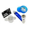 Kit Pipe de Metal C/ Mini Dichavador de frente tabacaria da mata  