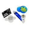 Kit Pipe de Metal C/ Mini Dichavador de frente tabacaria da mata  