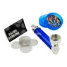 Kit Pipe de Metal C/ Mini Dichavador de frente tabacaria da mata  