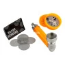 Kit Pipe de Metal C/ Mini Dichavador de frente tabacaria da mata 