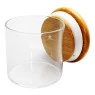 Pote de Vidro Hermético 59mm aberto