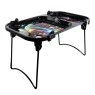 Bandeja de Metal Rolling Console C/ Suporte montada