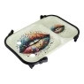 Bandeja de Metal Rolling Console C/ Suporte