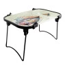 Bandeja de Metal Rolling Console C/ Suporte montada