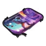 Bandeja de Metal Rolling Console C/ Suporte 