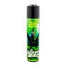  Isqueiro Clipper Graff Weed  de frente tabacaria da mata 